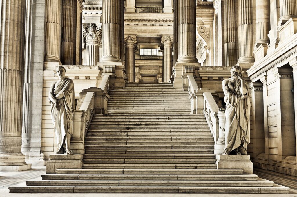 courthouse steps